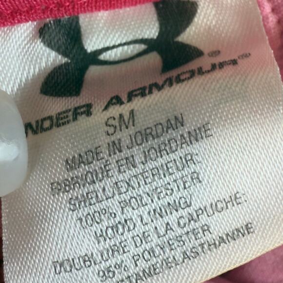 Under Armor sz small hooded sweat shirt, fun, athleisure, athletic, casual #4320 - Picture 7 of 8